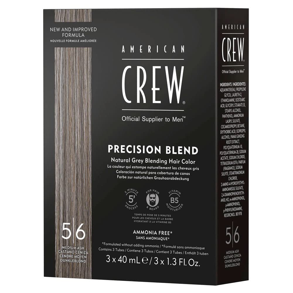 American Crew Men's Precision Blend Natural Gray Coverage Hair Color