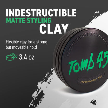 Tomb45 Indestructible Clay, High Hold with Matte Finish