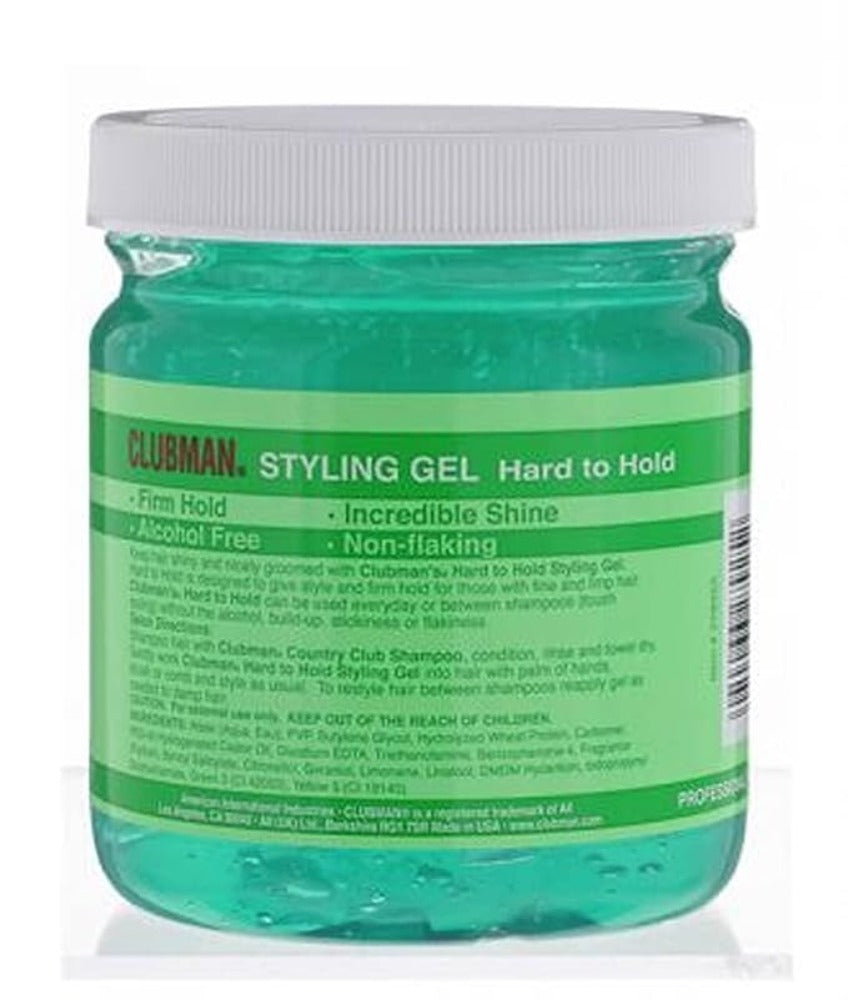 Clubman Pinaud Hard To Hold Styling Gel - 16 oz