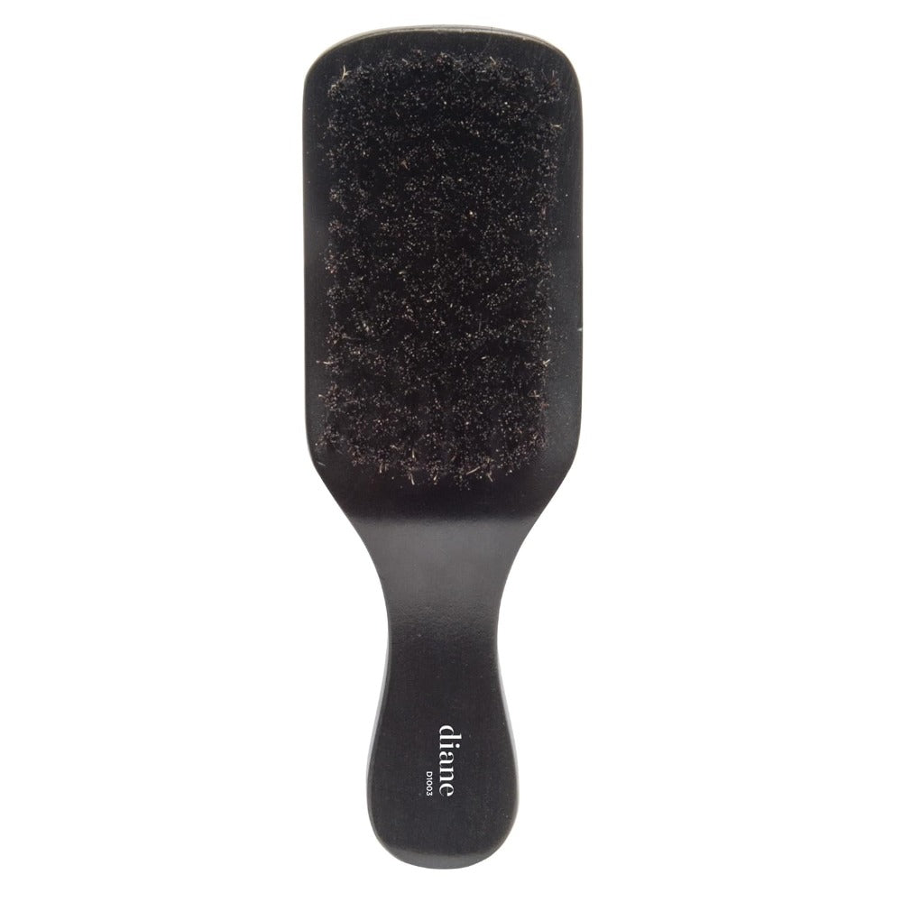 Diane Curved 100% Boar Club Brush Soft Bristles D1003