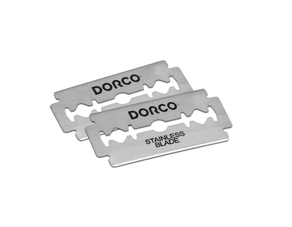 Dorco ST300 Platinum Extra Double Edge Razor Blades - 100 Count - Blue #ST300