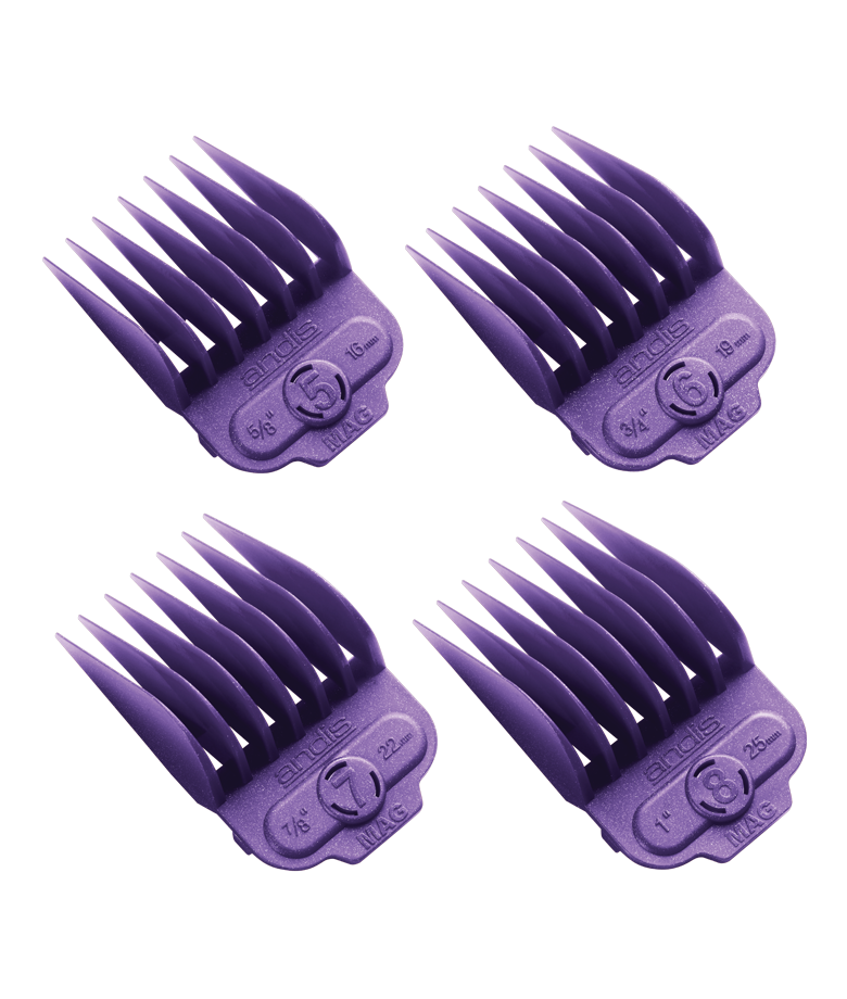 Andis Single Magnetic Comb Set Large (4pcs) #66320