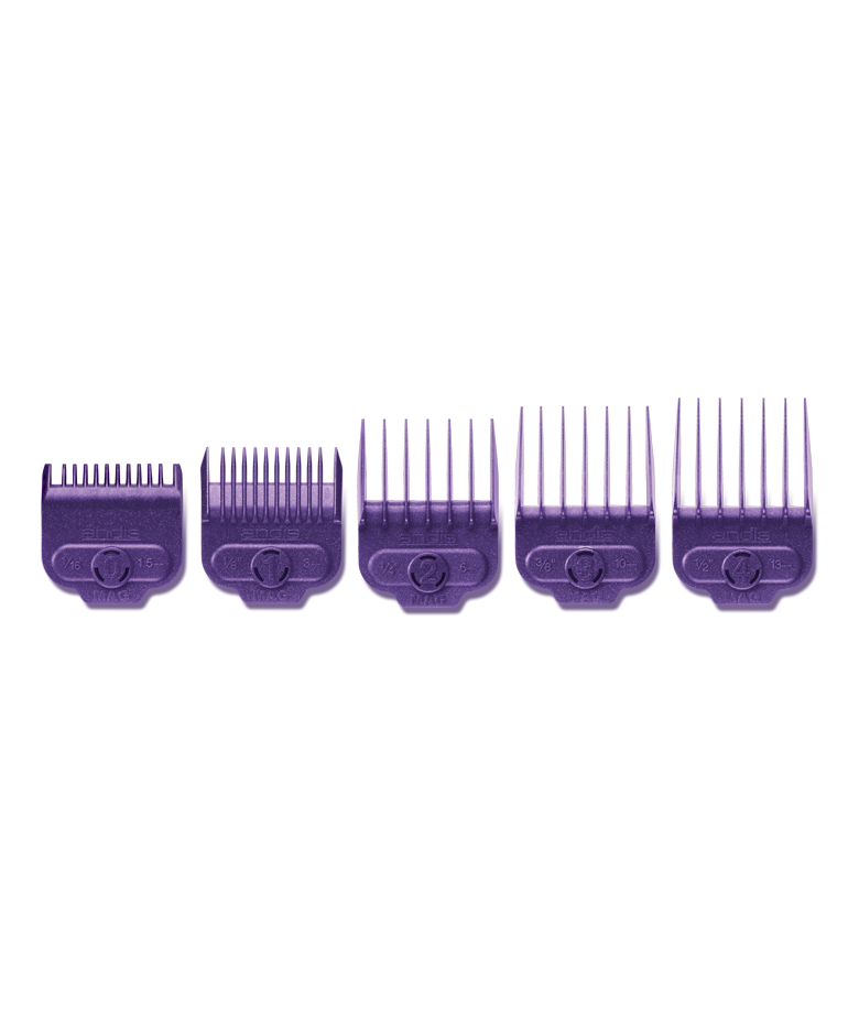 Andis Single Magnetic Comb Set Small (5pcs) #66345