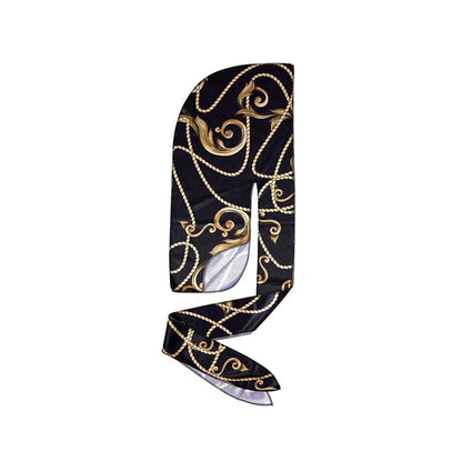 Bow Wow X Power Wave Luxe Design Durag Black Gold HD31