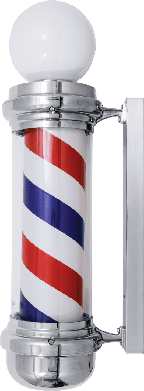 Yanaki TALL Globe Barber Pole #YA2131T