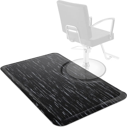 Rhino Marbleized Salon Barber Mats 3' X 5' (Multiple Color & Shape Options)