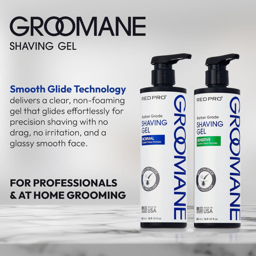 Red Pro Groomane Shaving Gel - 500ml