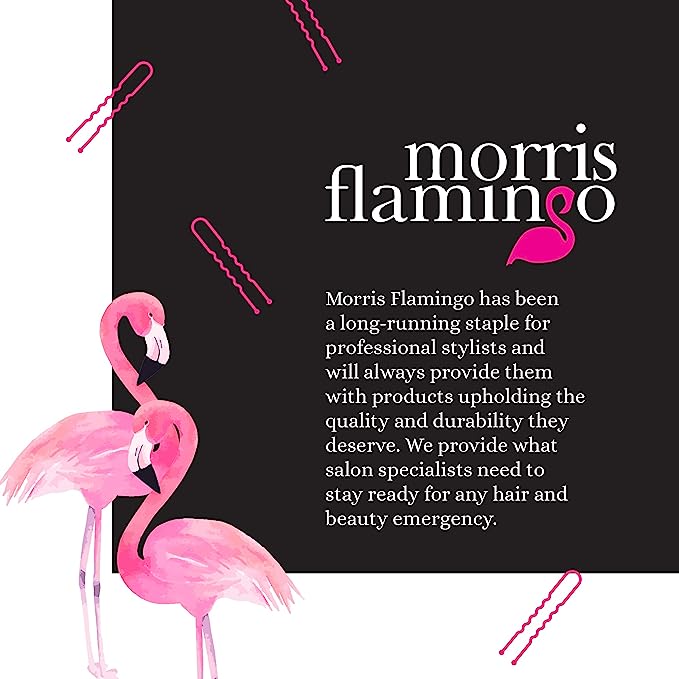 Morris Flamingo Hair Pins (Black, Brown or Silver)