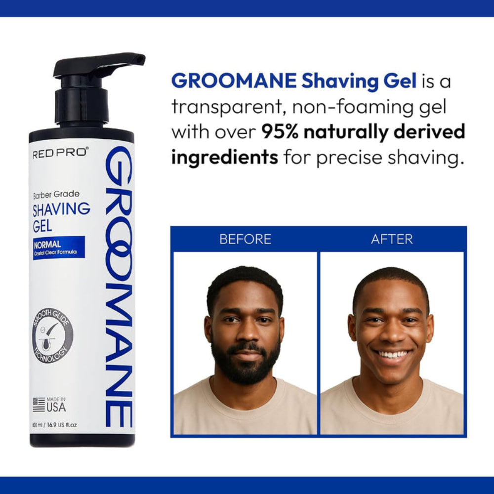 Red Pro Groomane Shaving Gel - 500ml