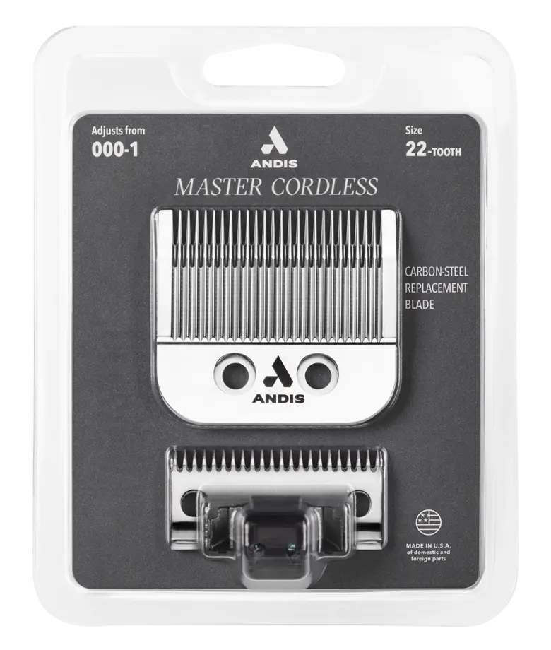 Andis Master Cordless Replacement Blade, Carbon Steel Size 000-1 #74040
