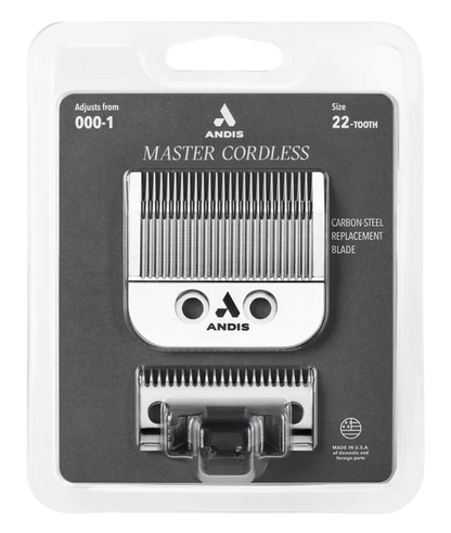 Andis Master Cordless Replacement Blade, Carbon Steel Size 000-1 #74040
