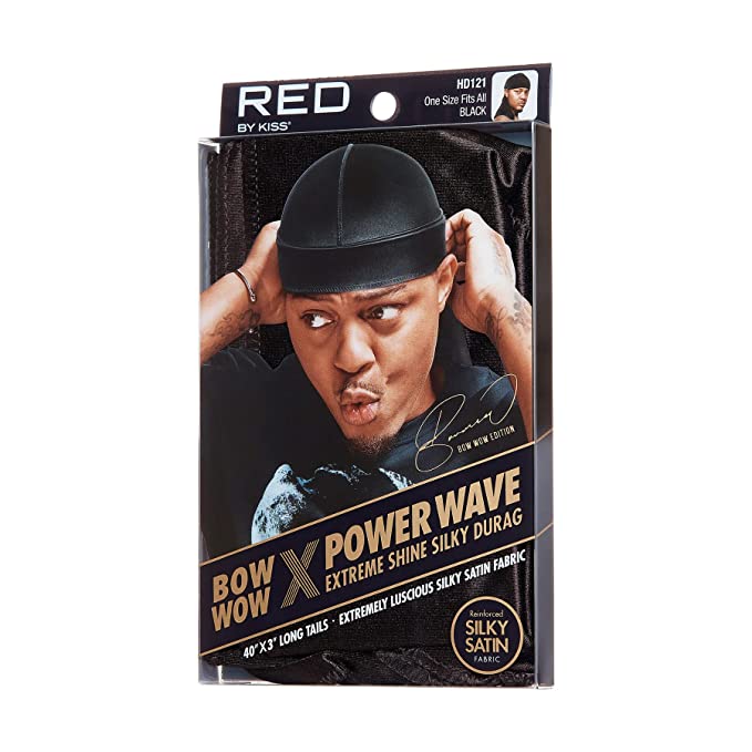 Bow Wow X Power Wave Extreme Shine Silky Durag Black