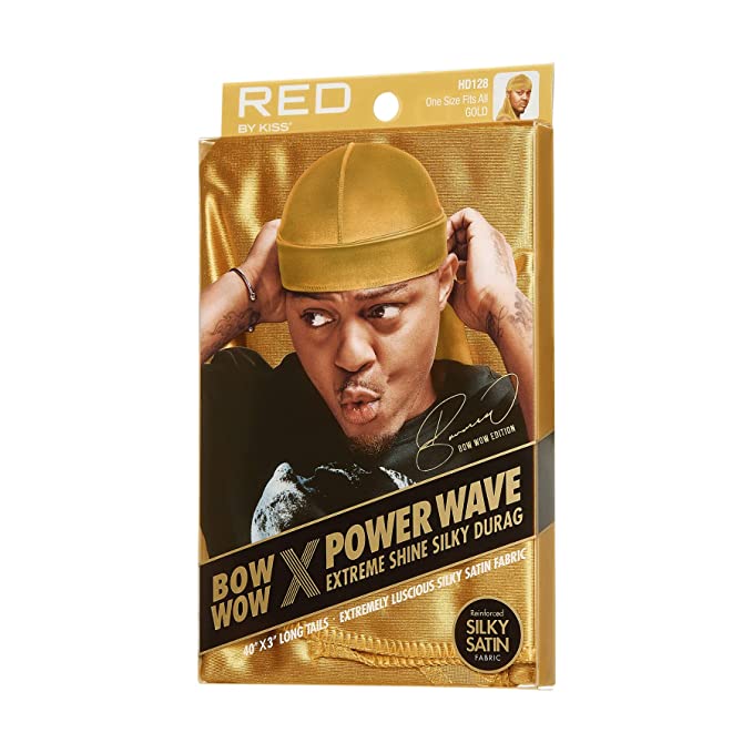 Bow Wow X Power Wave Extreme Shine Silky Durag Gold