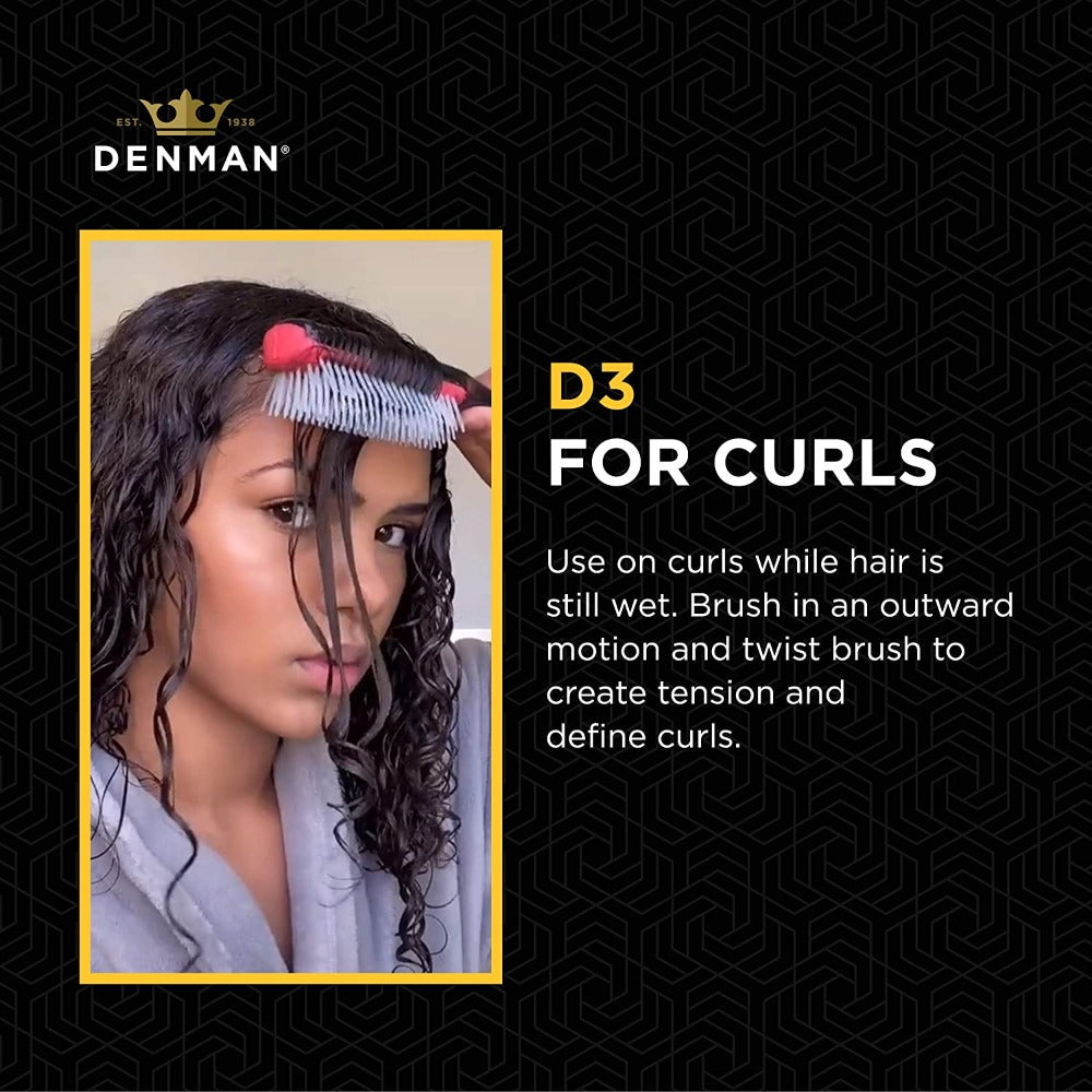 Denman D3 Original Styler 7 Row Brush