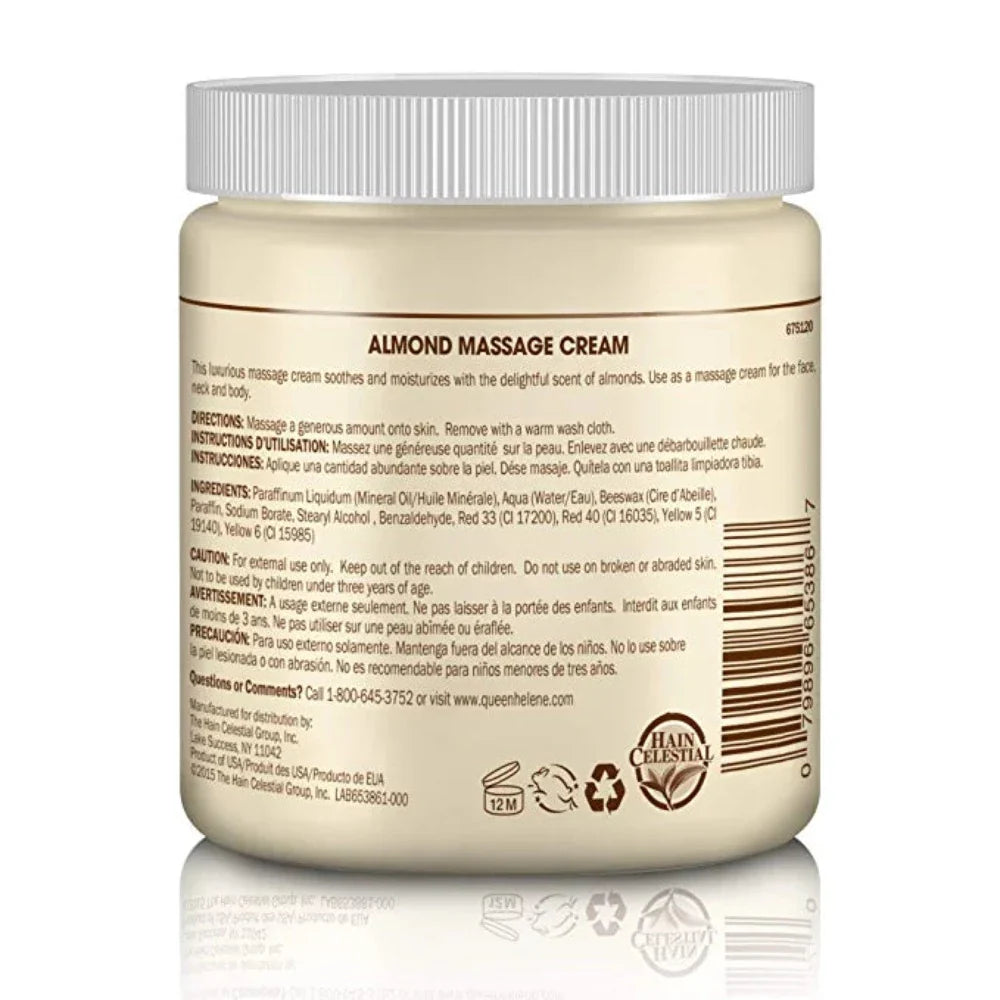 Queen Helene Almond Massage Cream 15 Oz