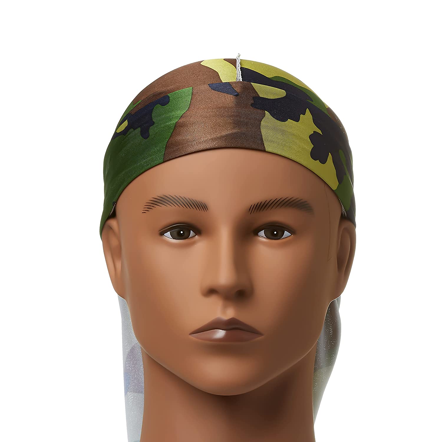 Kiss Power Wave Military Satin Durag HD21 Camo