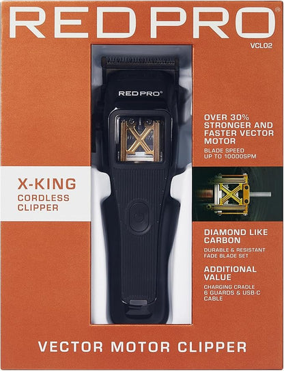 RED Pro X-King Vector Motor Cordless Clipper