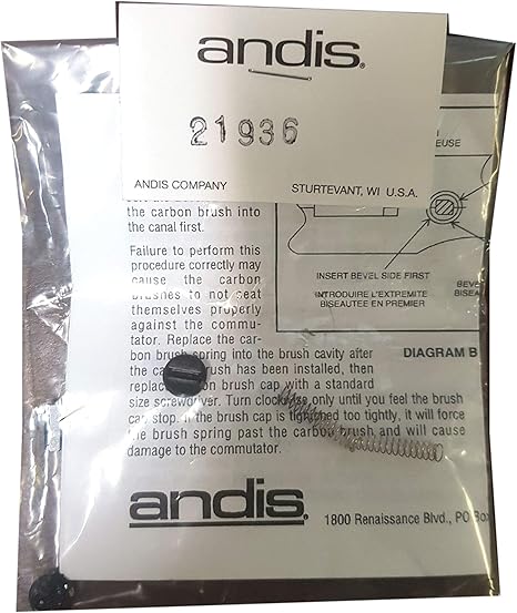 Andis Carbon Brush Kit For Ag/Bg Clippers