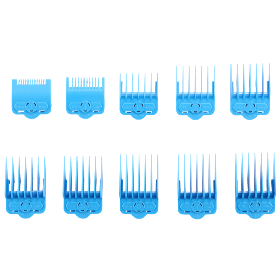 Supreme Trimmer Magnetic/Clip Guards for Clippers (10 piece)