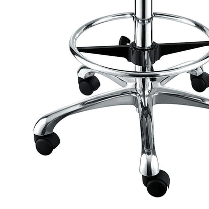 Hermes Saddle Salon Stool With Footrest