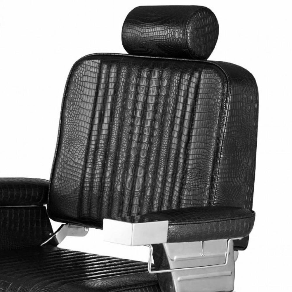 The Constantine Barber Chair Crocodile Black