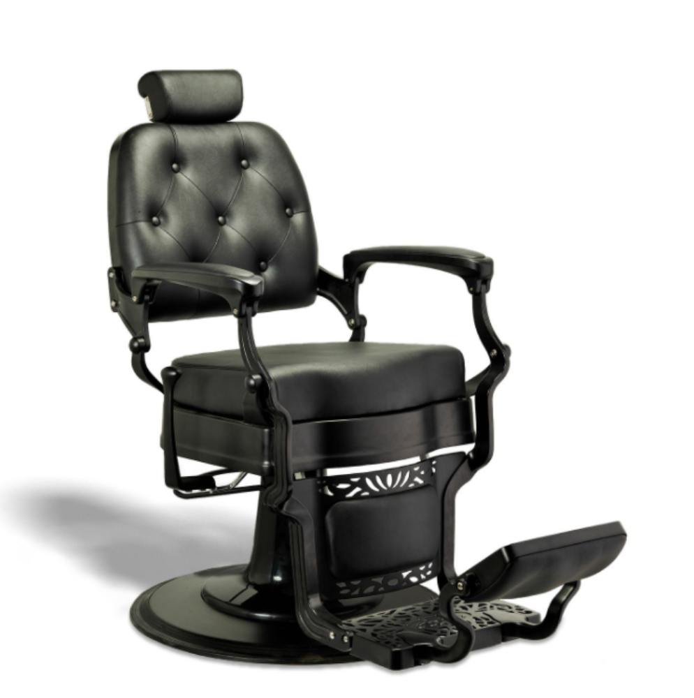 Adams Barber Chair (Black or Camel)