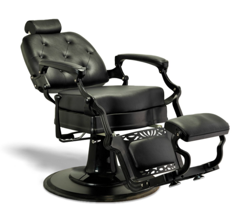 Adams Barber Chair (Black or Camel)