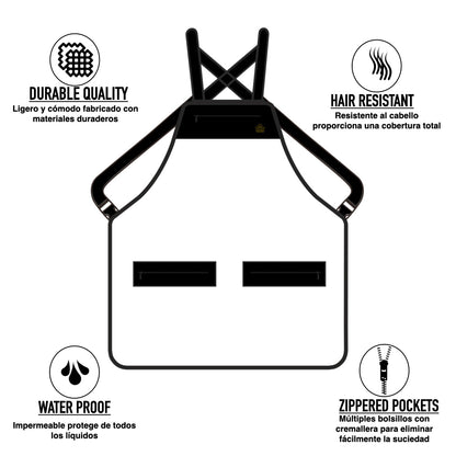 King Midas Infinity Crown Barber Aprons - Various Colors