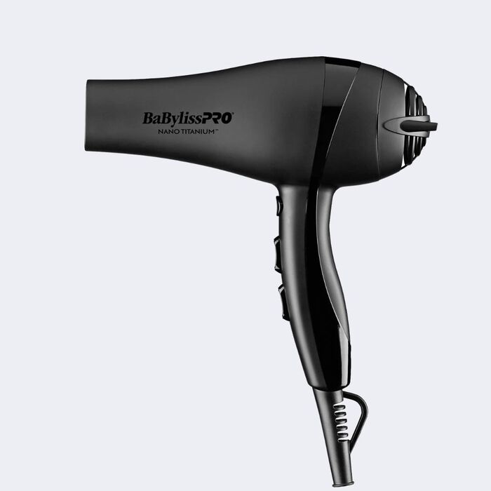 BaBylissPRO Nano Titanium Limited Edition Black & Blue Professional Ionic Dryer #BNTMB5548