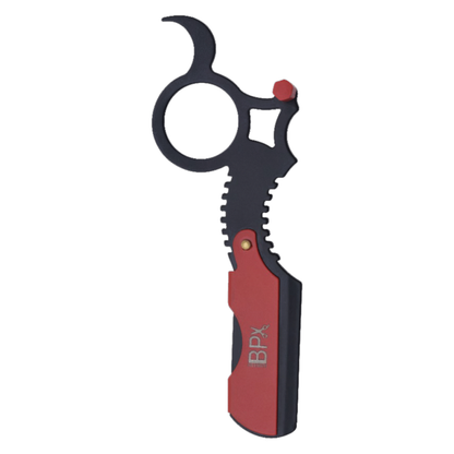 BPX Black and red razor on white background