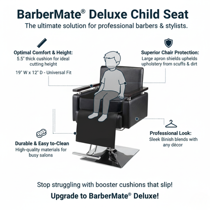BarberMate Deluxe Child Seat Booster Cushion