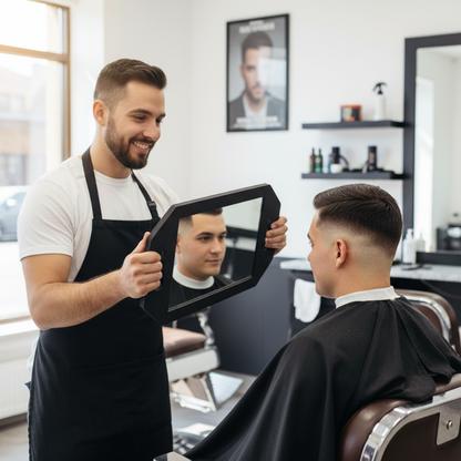 BarberMate Foam Framed Mirror