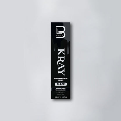 L3VEL3 KRAY Black Semi Permanent Hair Color