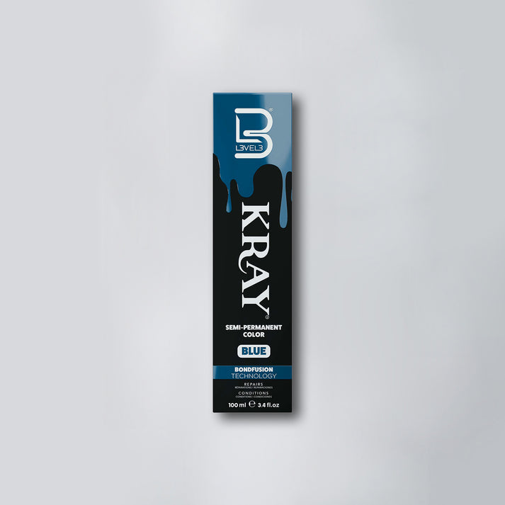 L3VEL3 KRAY Blue Semi Permanent Hair Color