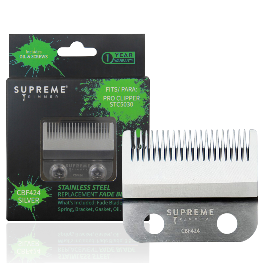 Supreme Trimmer Steel Fade Blade For Clippers #CBF424