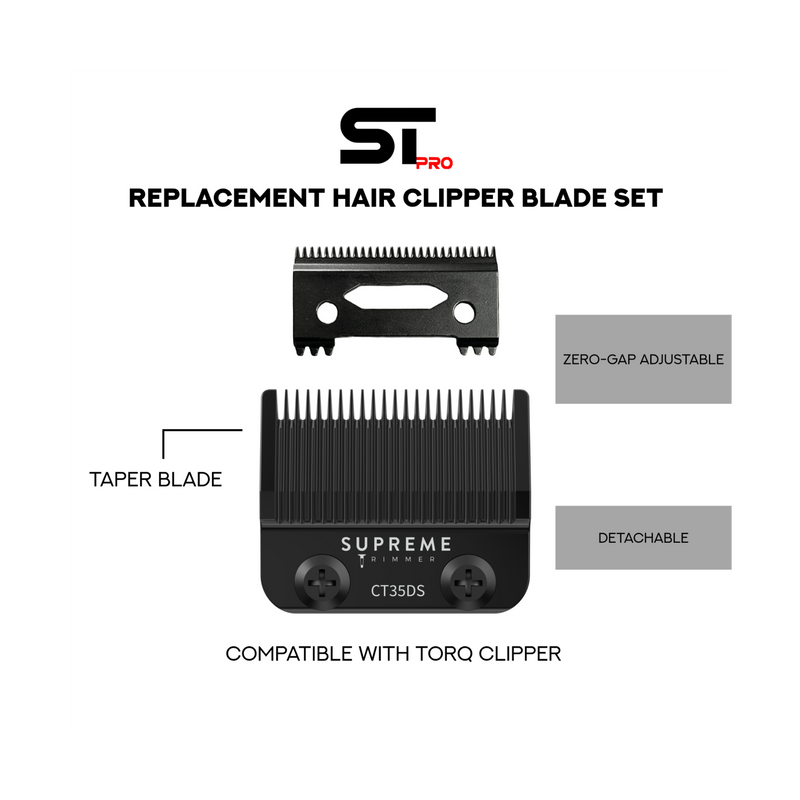Supreme Trimmer Taper Blade for TORQ Clipper #CT35DS