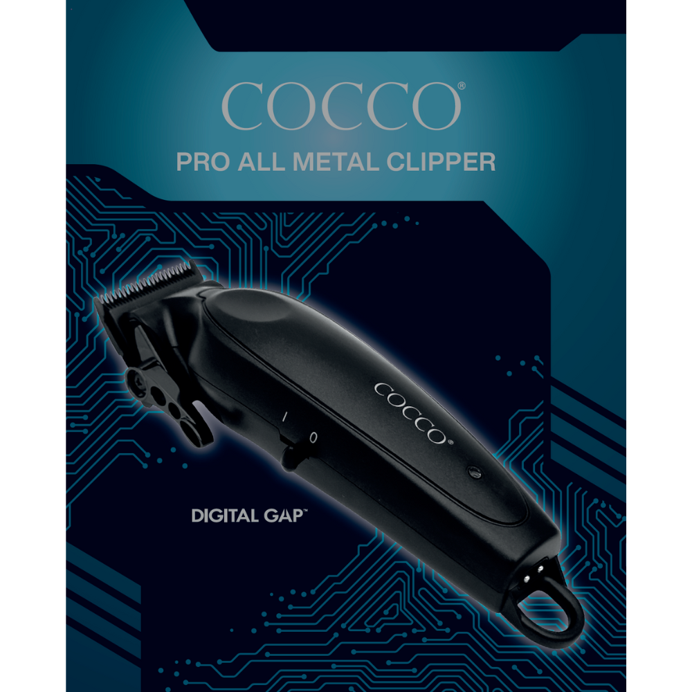 Cocco Pro All Metal Dual Voltage BLDC Digital Gap CLIPPER