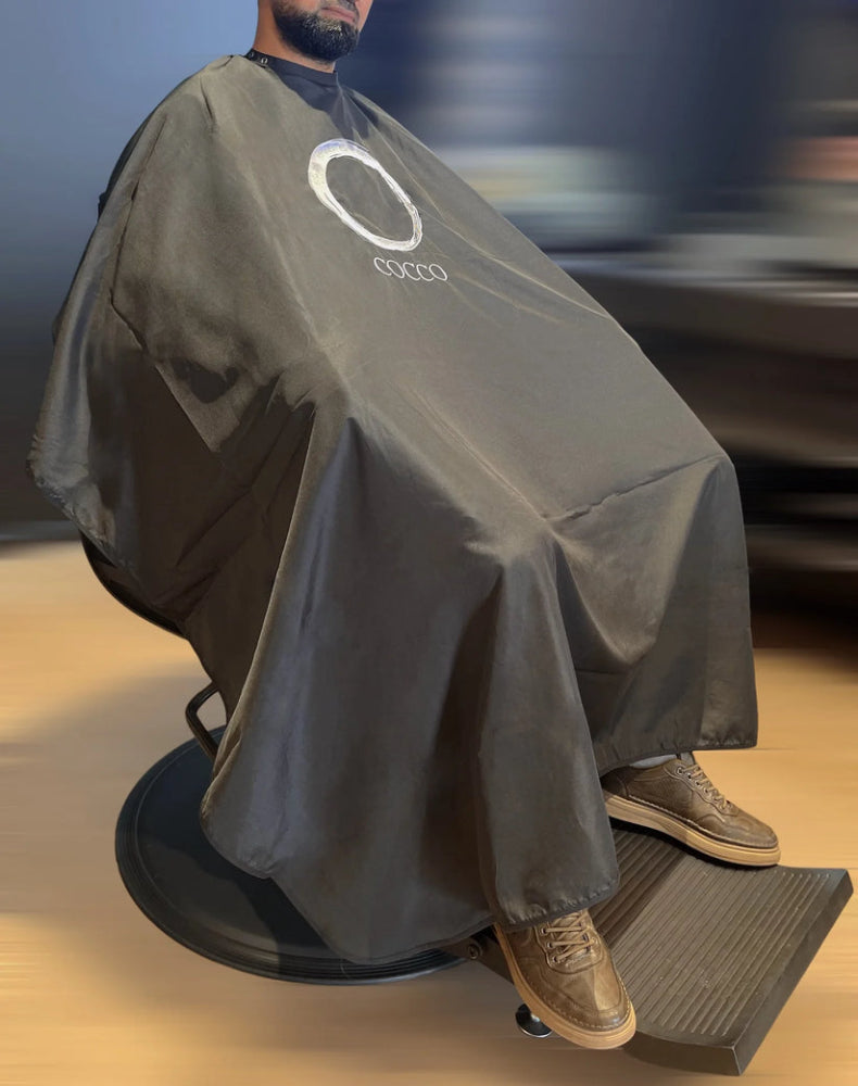 Cocco Hair Professional Barber Cutting Cape - Black or White