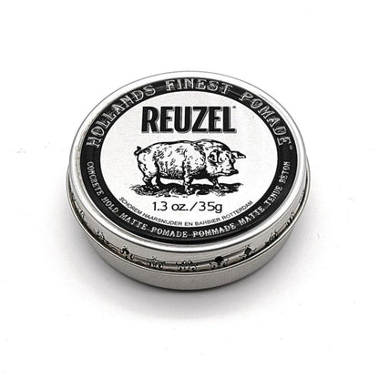 Reuzel Concrete Hold Matte Pomade - Strong Hold - No Shine - Water Soluble