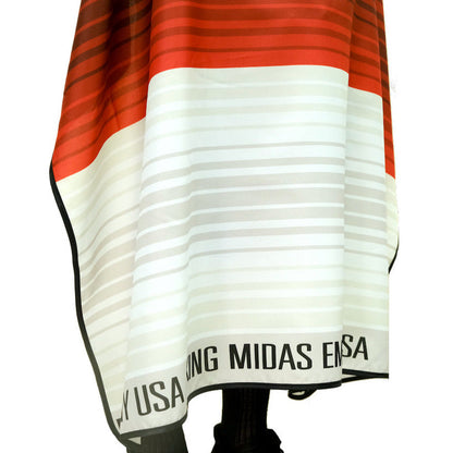 barber cape- american flag barber cape -barber capes - barber cape for men-  cape de barbero-  professional barber cape- barber cape nearby - king midas barber cape