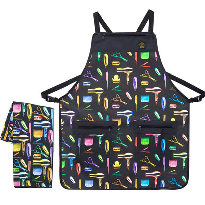 Barber Cape And Apron Set - Fruity Pebbles