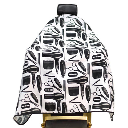 O.G. Barber Cape (White & Black)