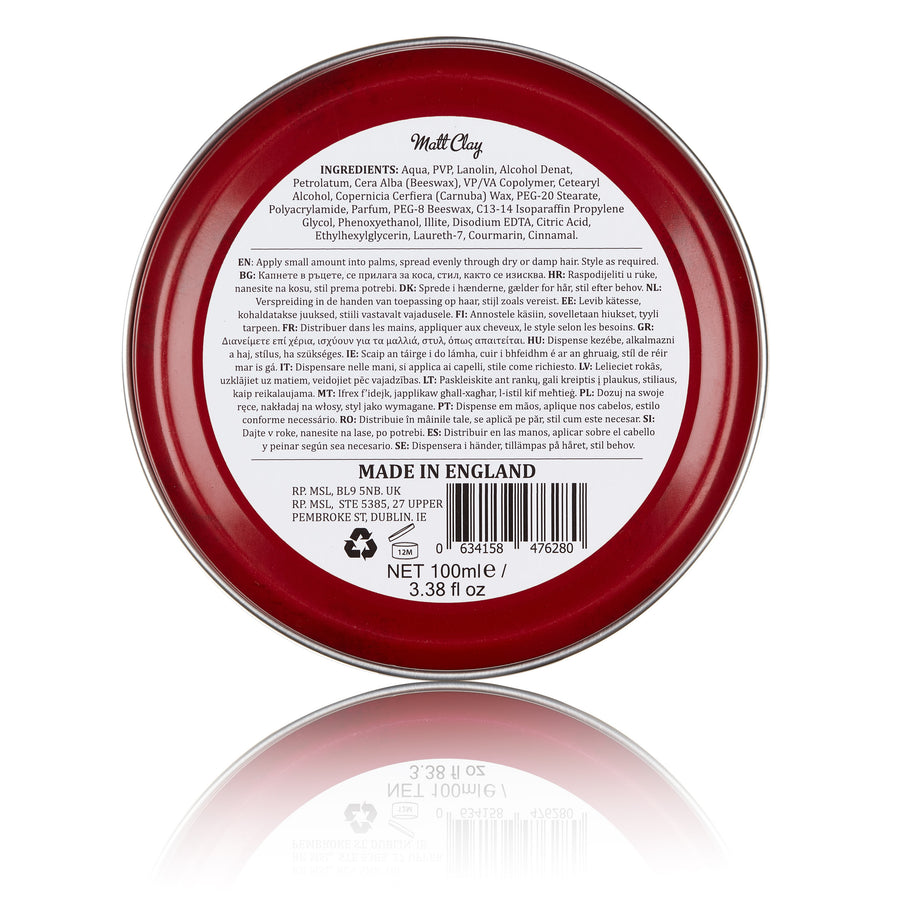 Dapper Dan Matte Clay Strong Hold 100ml