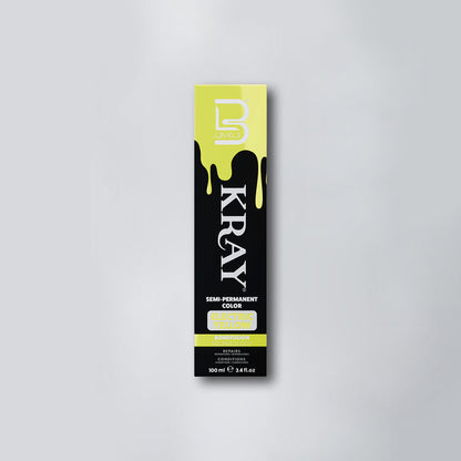 L3VEL3 KRAY Electric Yellow Semi Permanent Color