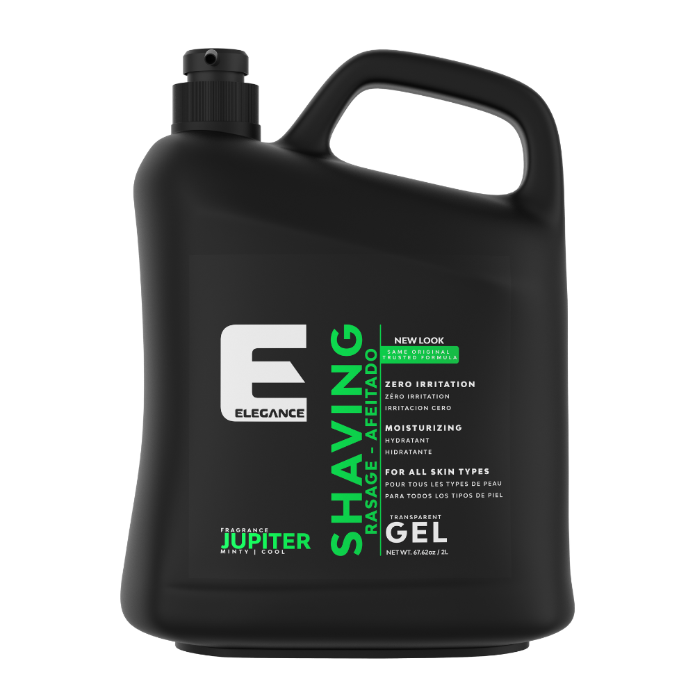 Elegance Shave Gel - Zero Irritation - All Skin Types - Moisturizing Jupiter 2L