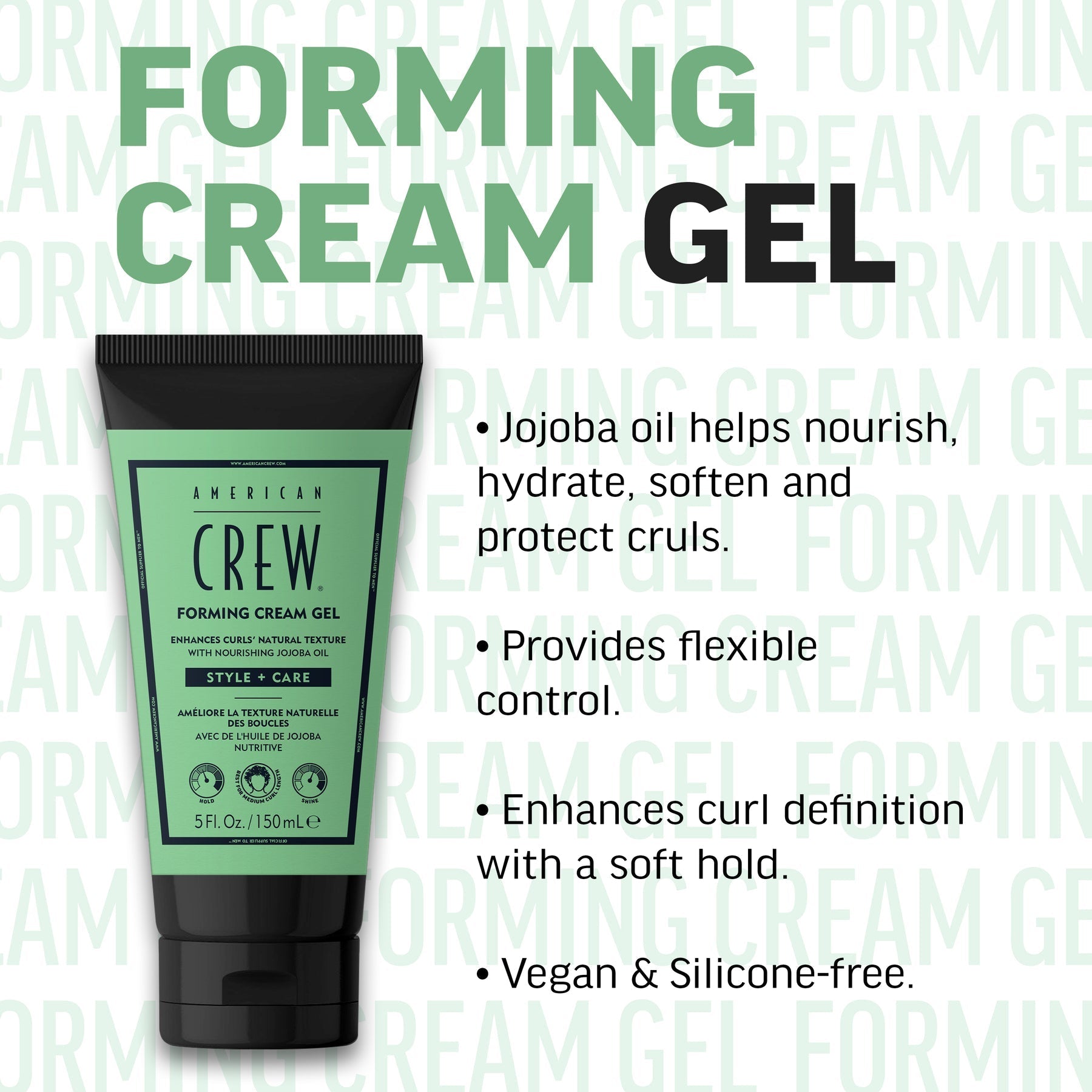 American Crew Forming Cream Gel 5.1 fl oz/ 150mL