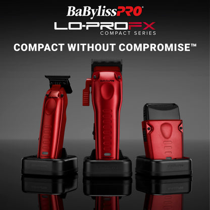 PRE ORDER NOW │ BaBylissPRO FXONE LO-PROFX High Performance Compact Trimmer - Red #FX72RD