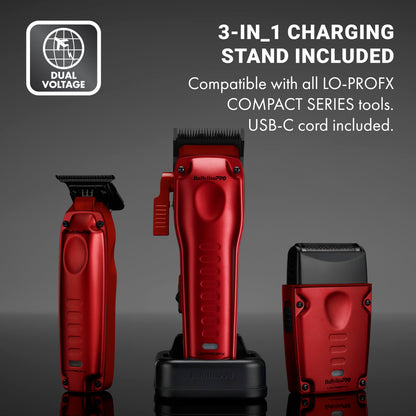 PRE ORDER NOW │ BaBylissPRO FXONE LO-PROFX High Performance Compact Trimmer - Red #FX72RD