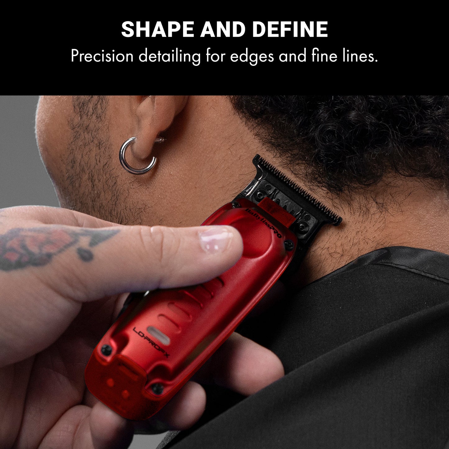 PRE ORDER NOW │ BaBylissPRO FXONE LO-PROFX High Performance Compact Trimmer - Red #FX72RD