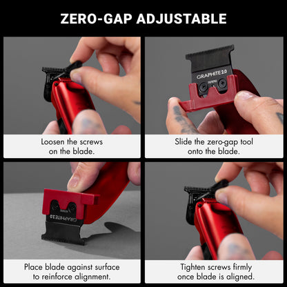 PRE ORDER NOW │ BaBylissPRO FXONE LO-PROFX High Performance Compact Trimmer - Red #FX72RD